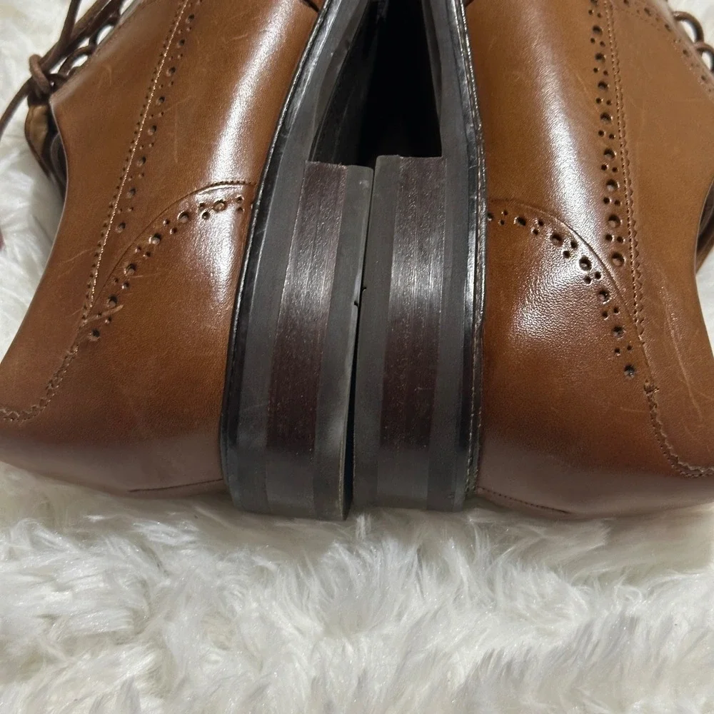 Cole Haan Williams‎ Wingtip Oxford Mens 10.5 Brown Leather Brogue Dress C20322